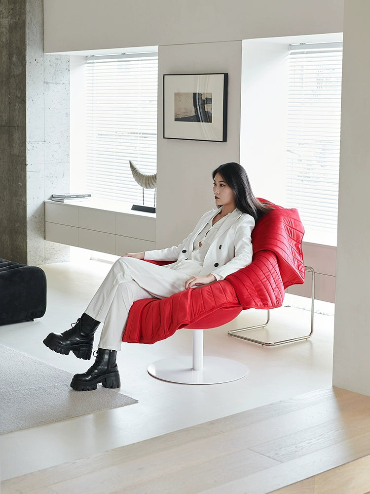 Bloom Petal Chair Modern Simple Designer Single Chair Creative Art Reclining Chair Home Living Room Single Sofa Chair