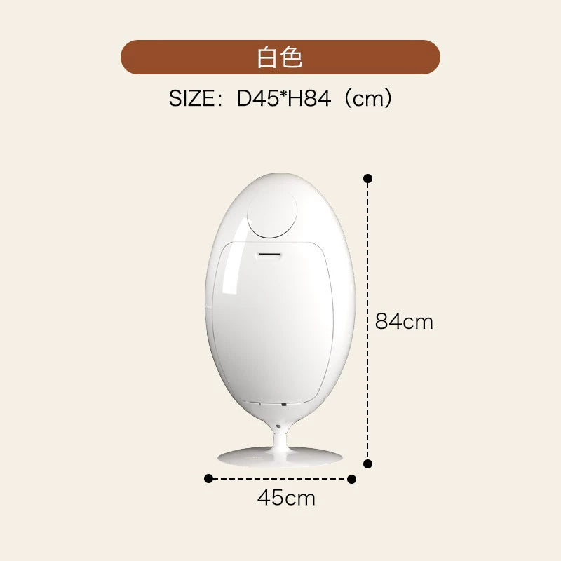 Dinosaurier-Eiersortier-Mülleimer mit Deckel, großes Fassungsvermögen, Küche, kreatives Bodenornament-Design, fortschrittlicher Sinn 