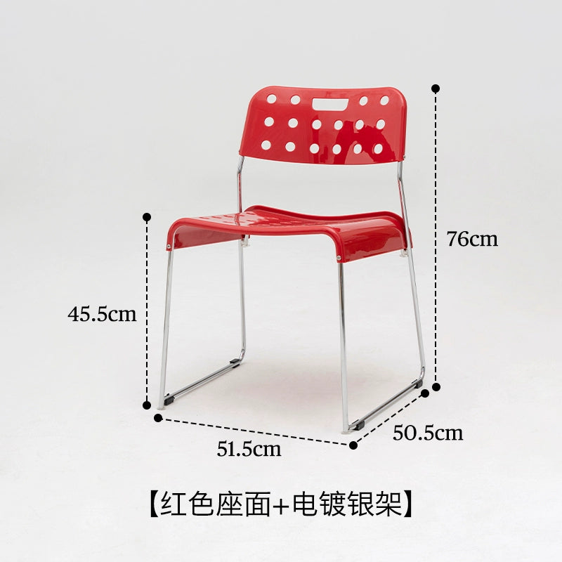 Koreanischer Höhlenstuhl, mittelalterlicher Esszimmerstuhl, lässiger Stuhl mit Kunststoffrücken, Ins Popularins Empfangsverhandlungsstuhl 