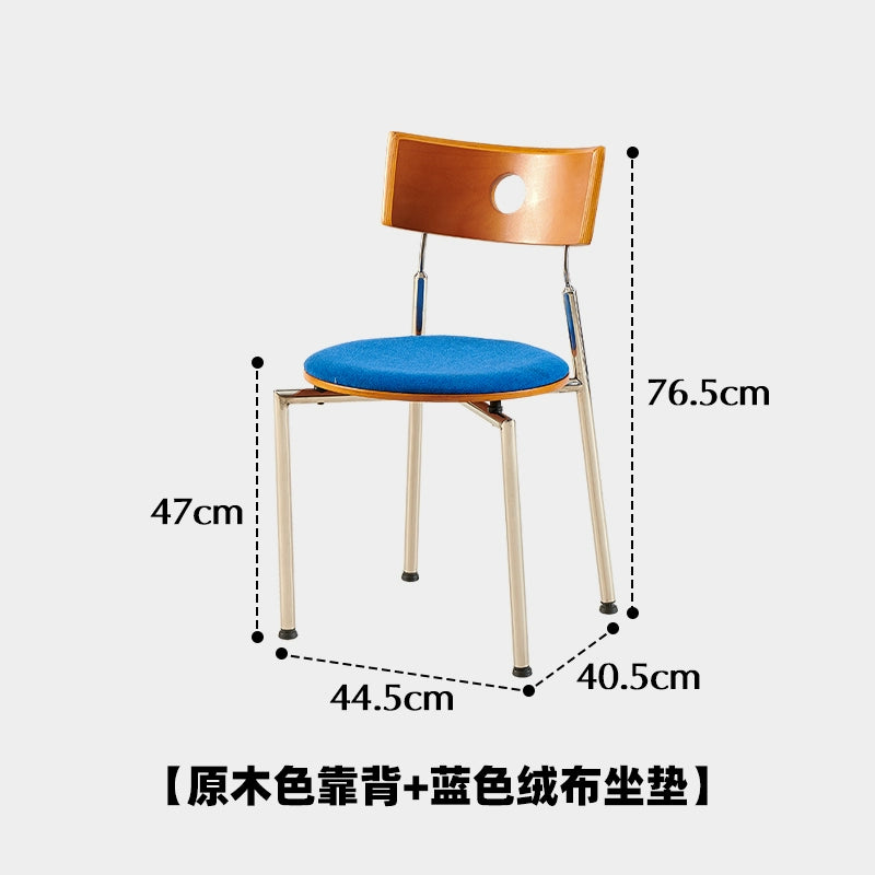 Nordic medieval stuhl massivholz zurück esszimmer stuhl licht luxus senior designer schreibtisch stuhl Ins Popularleisure 