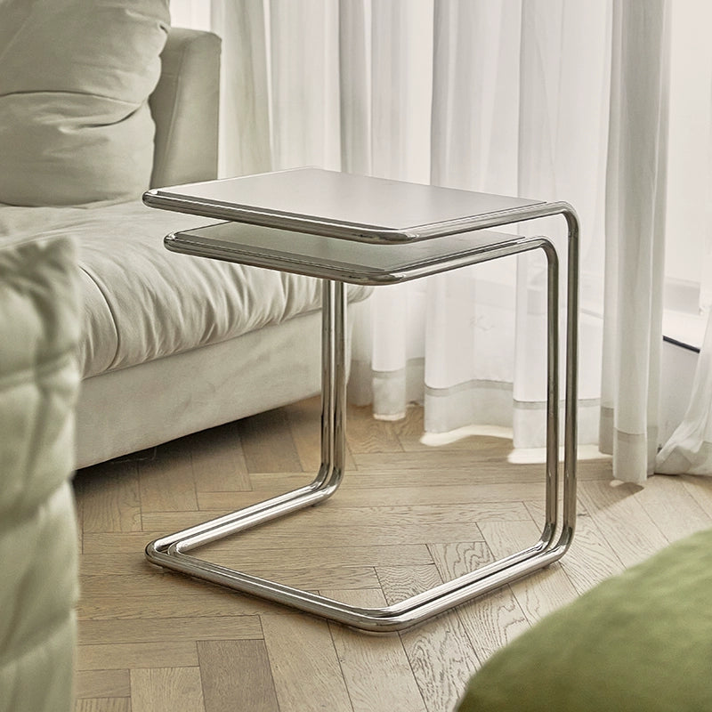 Aligned Chio B10 Side Table Sofa Coffee Table Simple Modern Shelf Korean Ins PopularIns Style Square Table