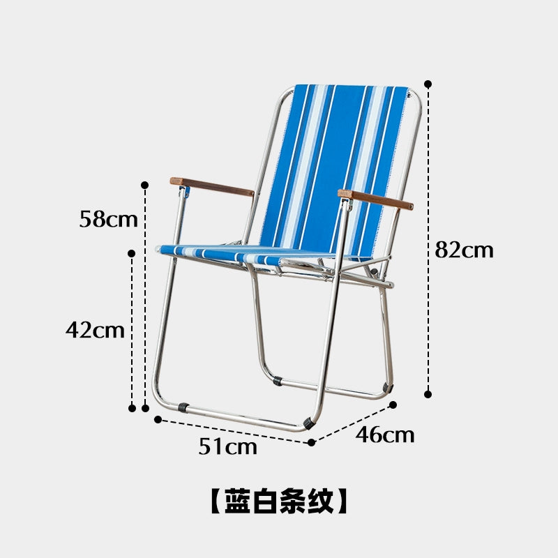 Outdoor klappstuhl Ins Popularcamping stuhl Tragbare ins wind mittagessen lounge stuhl Balkon casual dining stuhl 