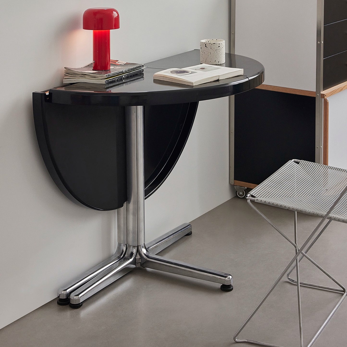 Klappbarer Esstisch, mittelalterlicher Haushalt, kleiner Schreibtisch, nordischer multifunktionaler Vintage-Rundtisch 