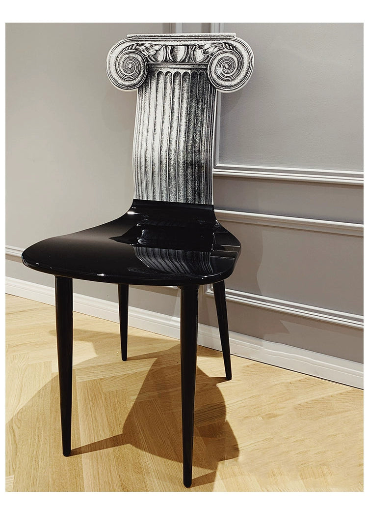 Römischer Säulenstuhl, kreativer dekorativer Stuhl, Persönlichkeit, modisch [Dekoration ist mehr als praktisch] 