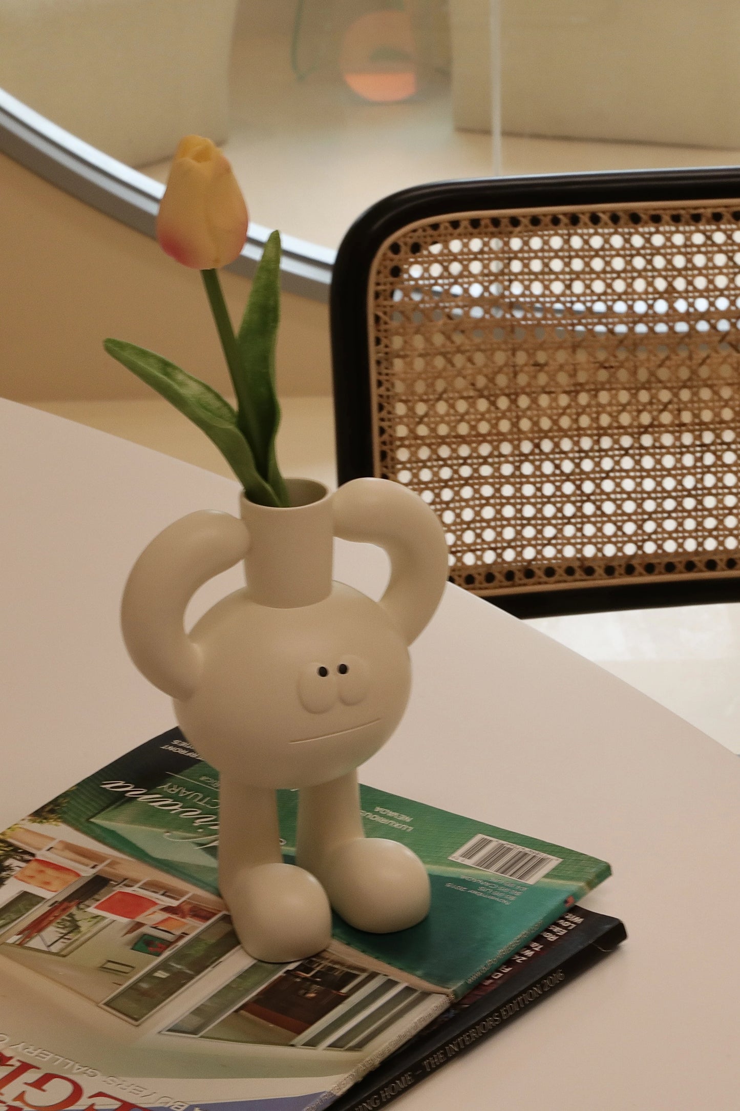 Korea Nette Ins Getrocknete Blume Vase Kreative Dekorative Ornament Simulierte Blume Anordnung Mädchen Geschenk 