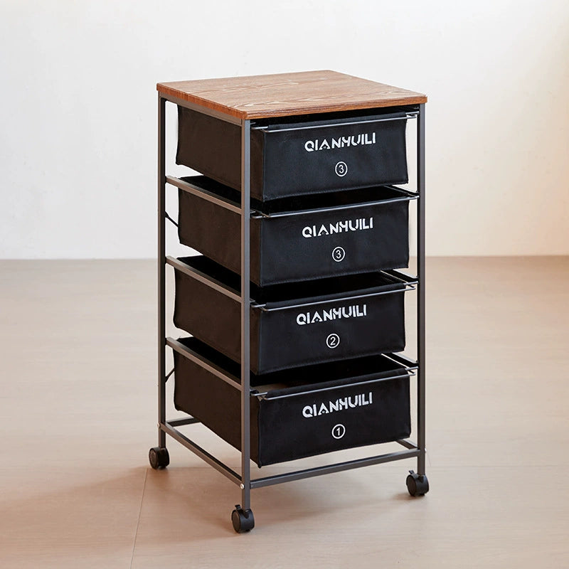 Industrial Style Drawer Type Storage Cabinet Mobile Medieval Shelf Under Table Storage Cabinet Japanese Trolley