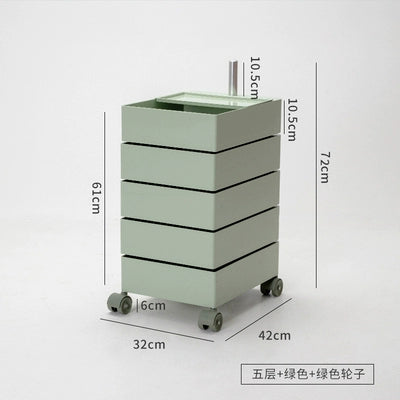 Mehrschichtiger Lagerschrank, drehbar, abnehmbar, Ins Popularins Wind, Nachttisch, Kosmetikschrank, einfach 