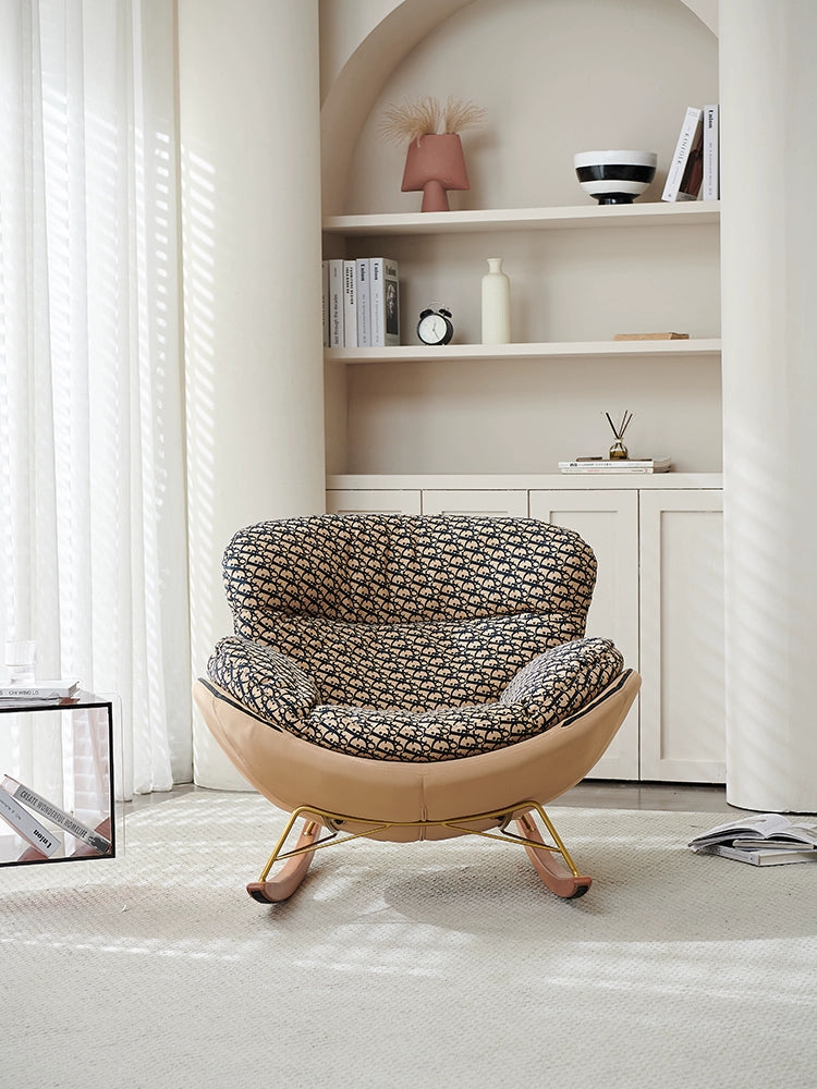 Lazy Rocking Chair Recliner Balcony Home Living Room Leisure Single Sofa Modern Simple Adult Internet Celebrity Rocking Chair