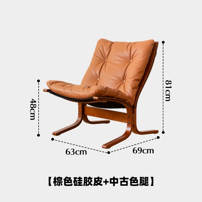 Mittelalterlicher Einzelsofastuhl Wabi Wind Designer Freizeitstuhl Minimalist Ins PopularRecliner Light Luxury High-End 