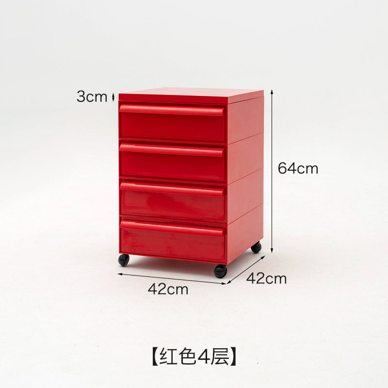 Mehrschichtiger Schlafzimmerschrank Internet-Promi-Nachttisch Ins Wind Antiker Lagerschrank Kleiner mobiler Schrank 