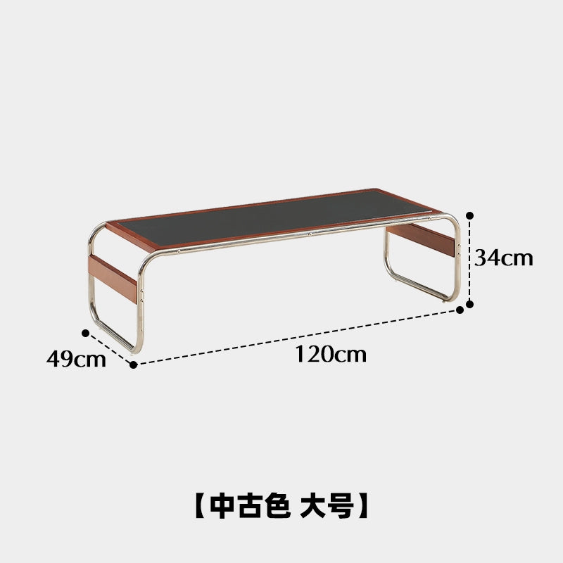 Mittelalterlicher Kombinations-Couchtisch, Wohnzimmer, Heim, Sofa, Beistelltisch, leichter Luxus, High-End, kleine Wohnung, Massivholz-Teetisch 