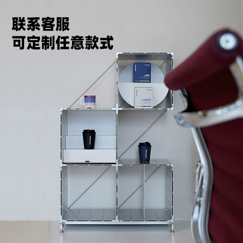 Metallmodulschrank Industriestil Kombinationsschrank Ins PopularSimple Ins Display Rack Kreativität 