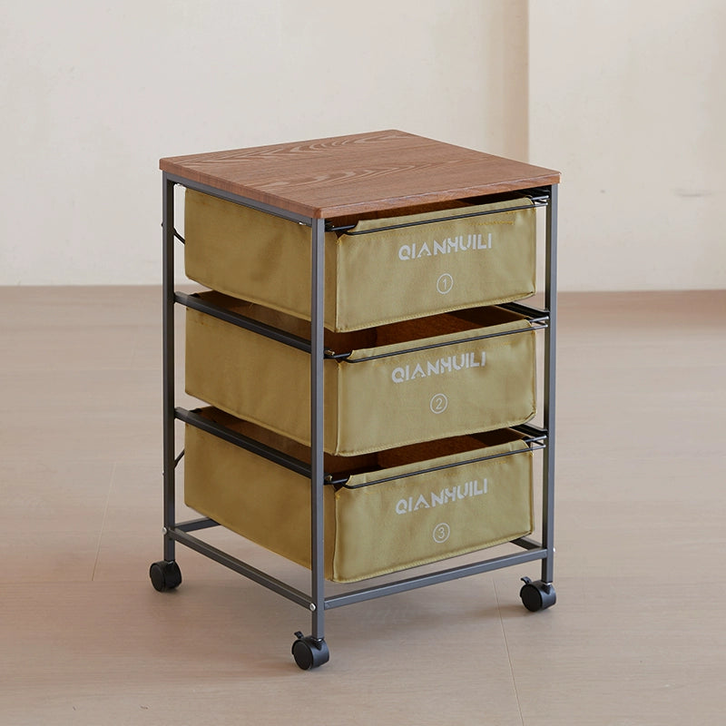 Industrial Style Drawer Type Storage Cabinet Mobile Medieval Shelf Under Table Storage Cabinet Japanese Trolley