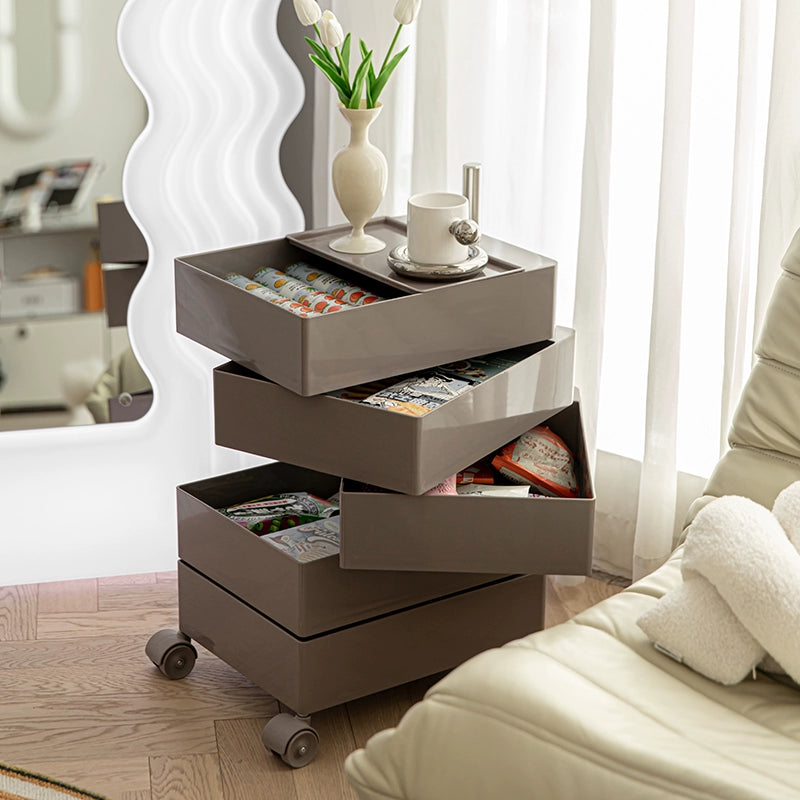 Mehrschichtiger Lagerschrank, drehbar, abnehmbar, Ins Popularins Wind, Nachttisch, Kosmetikschrank, einfach 