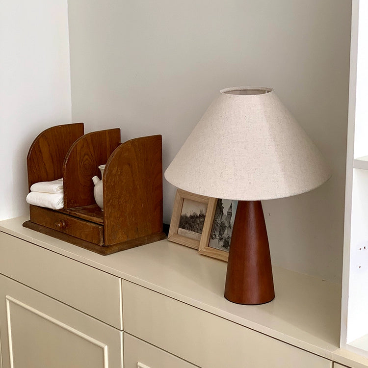 Retro schreibtisch lampe massivholz schlafzimmer nacht lampe vintage B &amp; B wabi sandy wind umgebungs licht einfache ins 