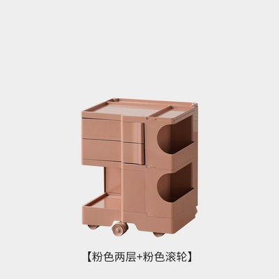 Nordic schlafzimmer nachttisch haushalt wohnzimmer mobilen warenkorb sofa seite schrank ins Ins Popularcream wind lagerung schrank 