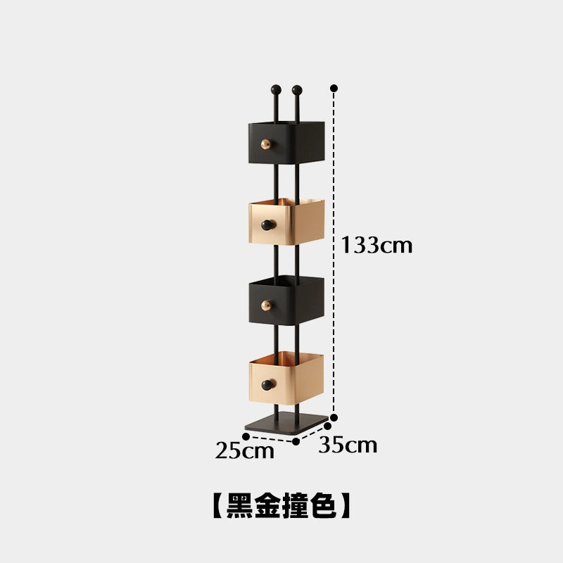 Square Box Bücherregal Wohnzimmer Home Boden Eckregal Kinderzimmer Schmiedeeisen Zeitschriftenständer an der Wand
