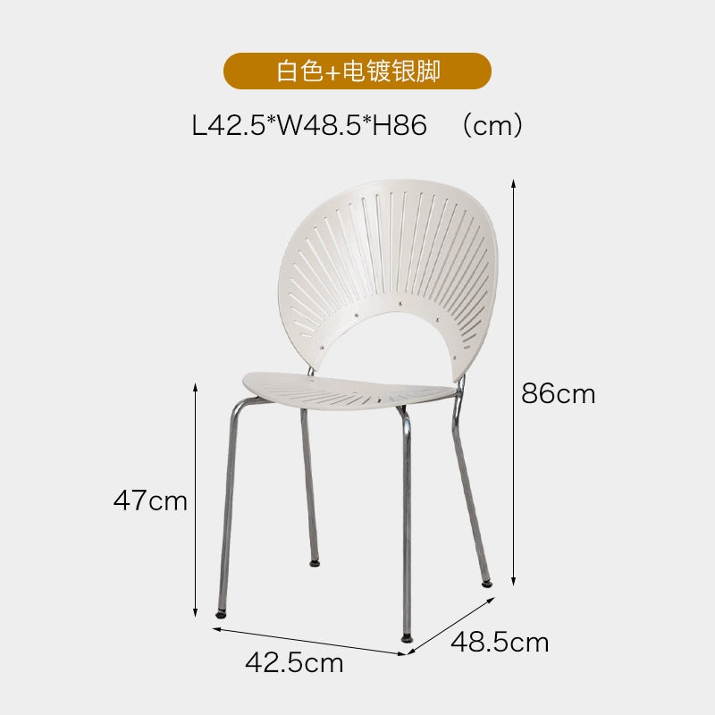 Nordic Massivholz Esszimmerstuhl Retro Shell Stuhl Hause Vintage Mittelalterlichen Rückenlehne Stuhl Wabi Sabi 