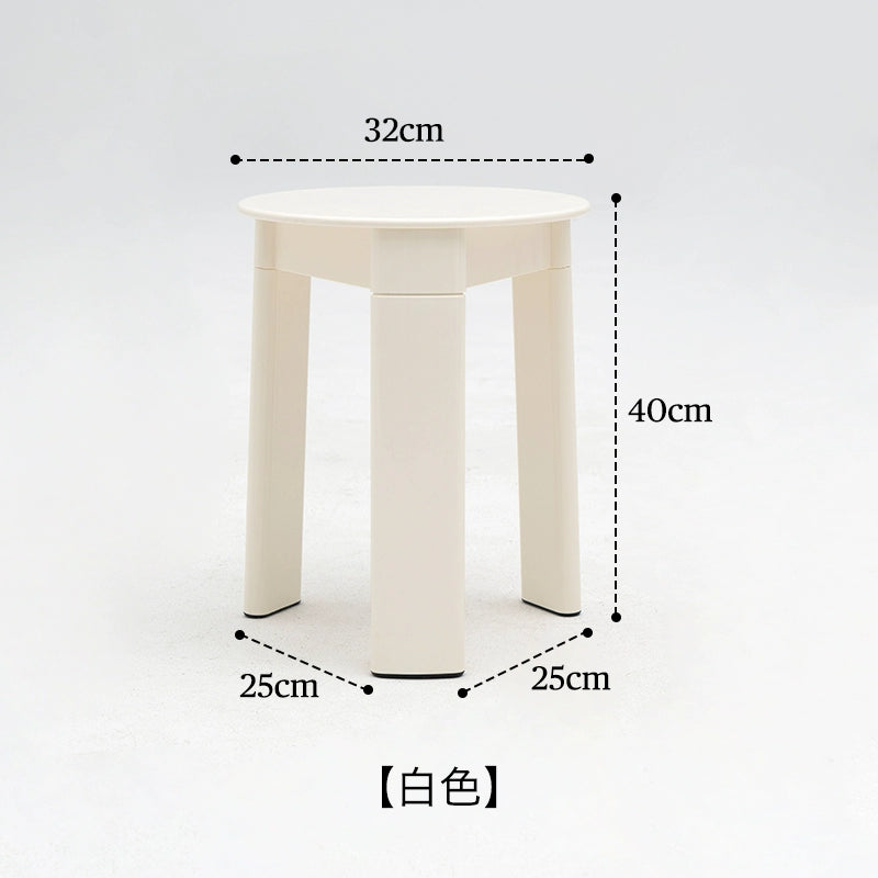 Mittelalterliche Replik Kunststoff Rundhocker Home Modern Simple Room Kleiner Stuhl Ins PopularMultifunktionaler niedriger Hocker 