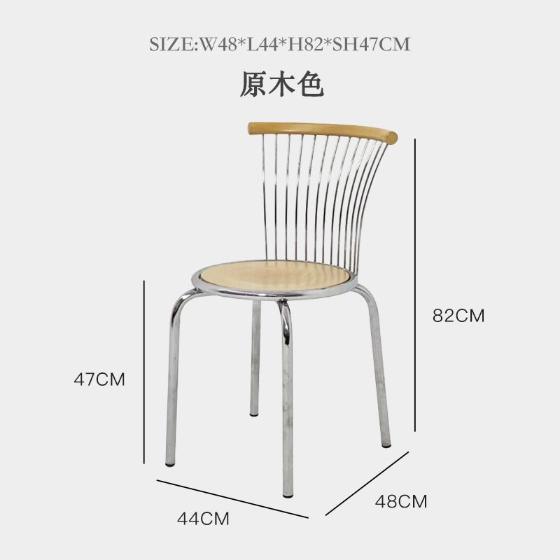 Retro Esszimmerstuhl Massivholz Nordischer Industriestil Rückenlehnenstuhl Ins Designer Café Verhandlungsstuhl 