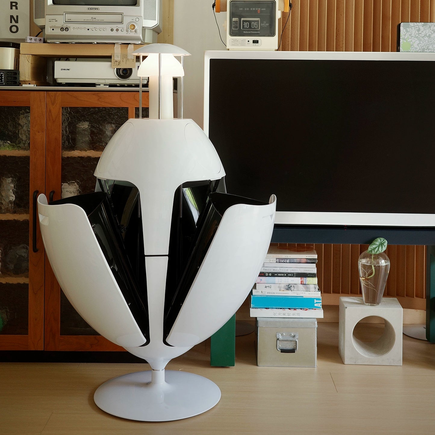 Dinosaurier-Eiersortier-Mülleimer mit Deckel, großes Fassungsvermögen, Küche, kreatives Bodenornament-Design, fortschrittlicher Sinn 