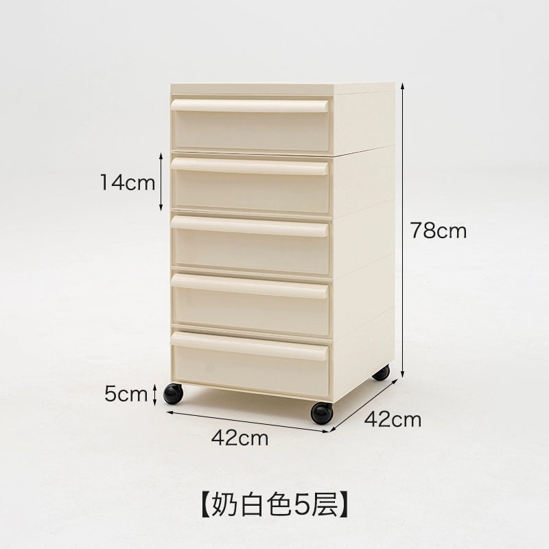 Mehrschichtiger Schlafzimmerschrank Internet-Promi-Nachttisch Ins Wind Antiker Lagerschrank Kleiner mobiler Schrank 