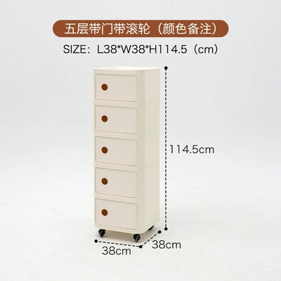 Beweglicher Nachttisch Einfacher mittelalterlicher Lagerschrank Ins Popularins Windregal Kleine Wohnung Seitenschrank 