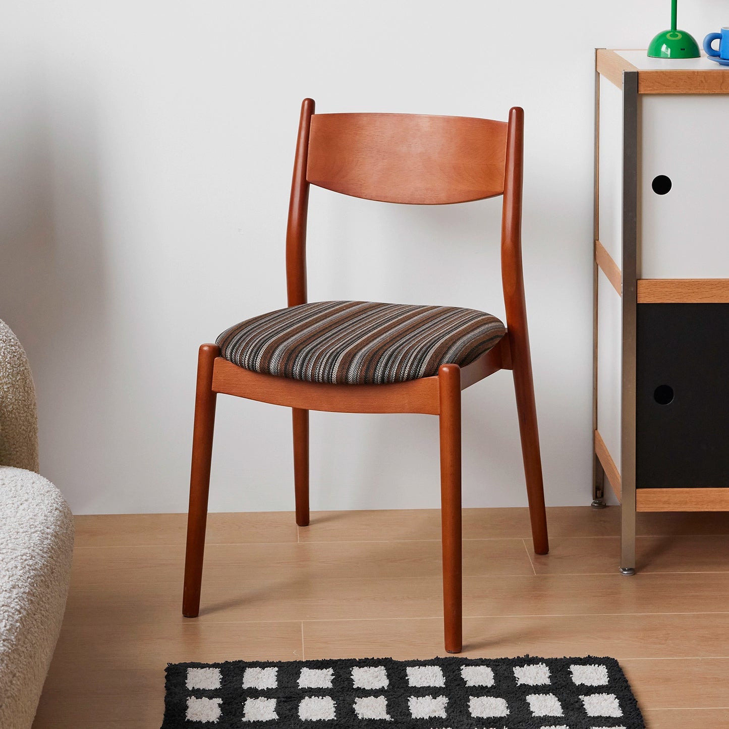 Retro massivholz esszimmerstuhl weichen tasche zurück stuhl Nordic Ins Beliebte kaffee shop freizeit stuhl einfache und erweiterte 