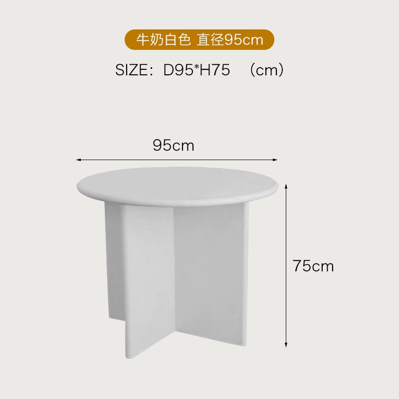 Nordic Internet Prominente Ins Stil Esstisch Wabi Wind Farbe Medieval Kleine Wohnung Wohnzimmer Bett und Frühstück Runden Tisch 