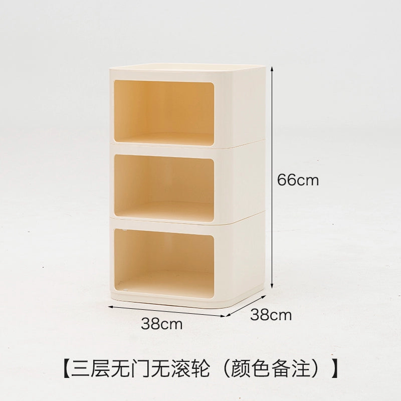 Beweglicher Nachttisch Einfacher mittelalterlicher Lagerschrank Ins Popularins Windregal Kleine Wohnung Seitenschrank 