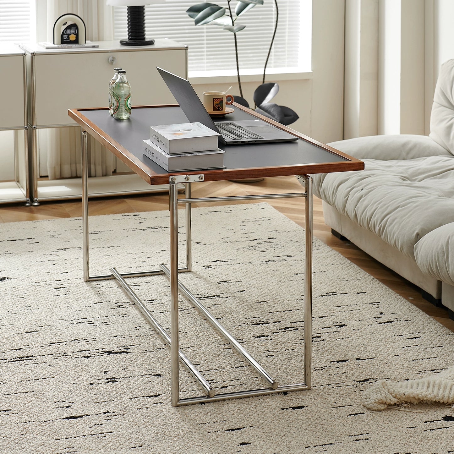 Rio Couchtisch Hubtisch Massivholz Designer Niedriger Tisch Kleine Wohnung Minimalist Bauhaus 