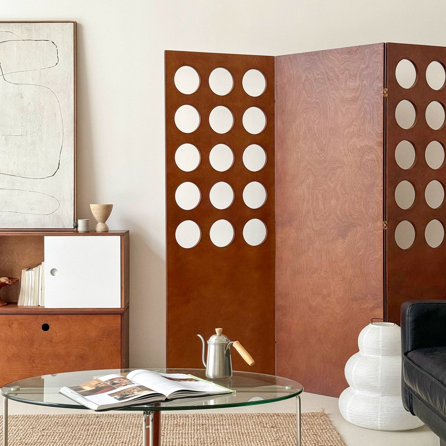 Mittelalterlicher Massivholz-Bildschirm Französisch Retro Partition Baffle Wohnzimmer Faltbarer Mobiler Block Wabi-Sabi Wind 