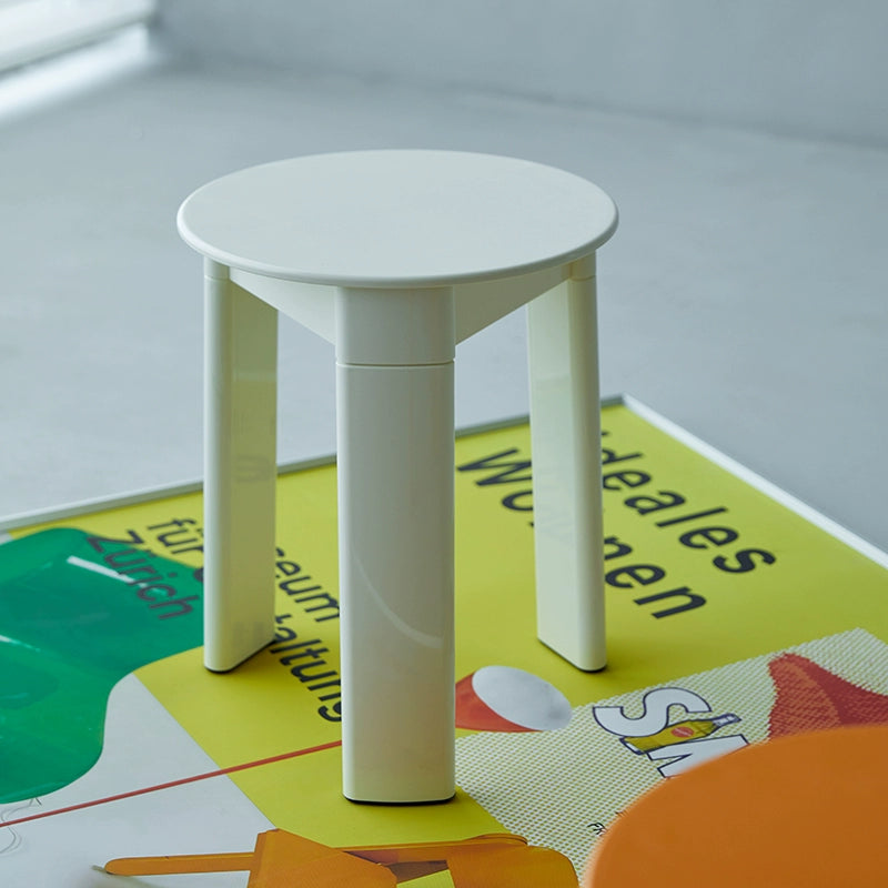 Mittelalterliche Replik Kunststoff Rundhocker Home Modern Simple Room Kleiner Stuhl Ins PopularMultifunktionaler niedriger Hocker 