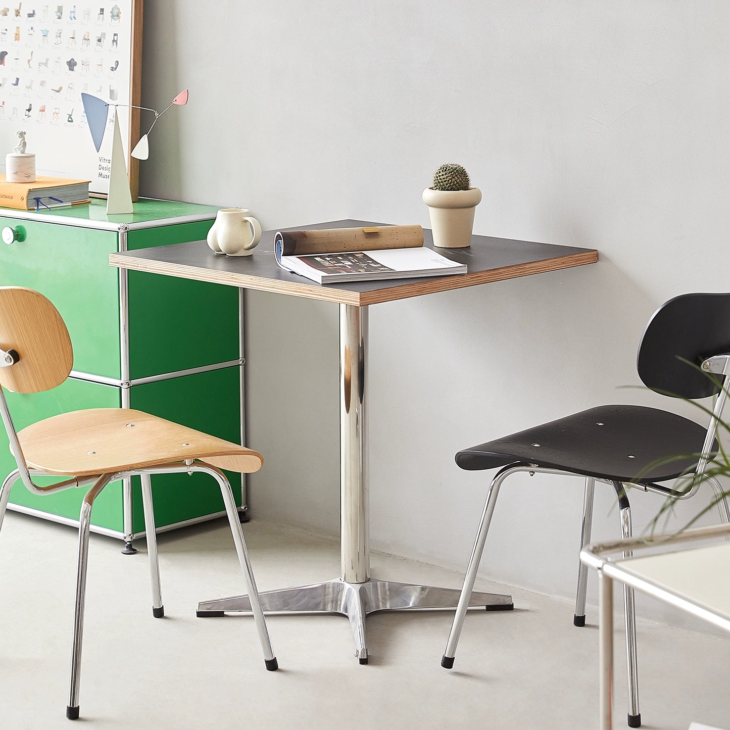 Eames Tisch Internet-Prominente Ins Wind alter runder Tisch einfacher quadratischer Esstisch Haushalt kleine Wohnung 