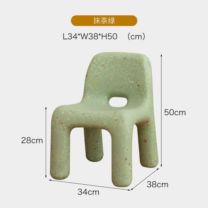 Nordic niedlichen Kindersitz Kunststoff niedrigen Hocker Rückenlehne Stuhl Ins Wind Baby Schuh Wickelbank 