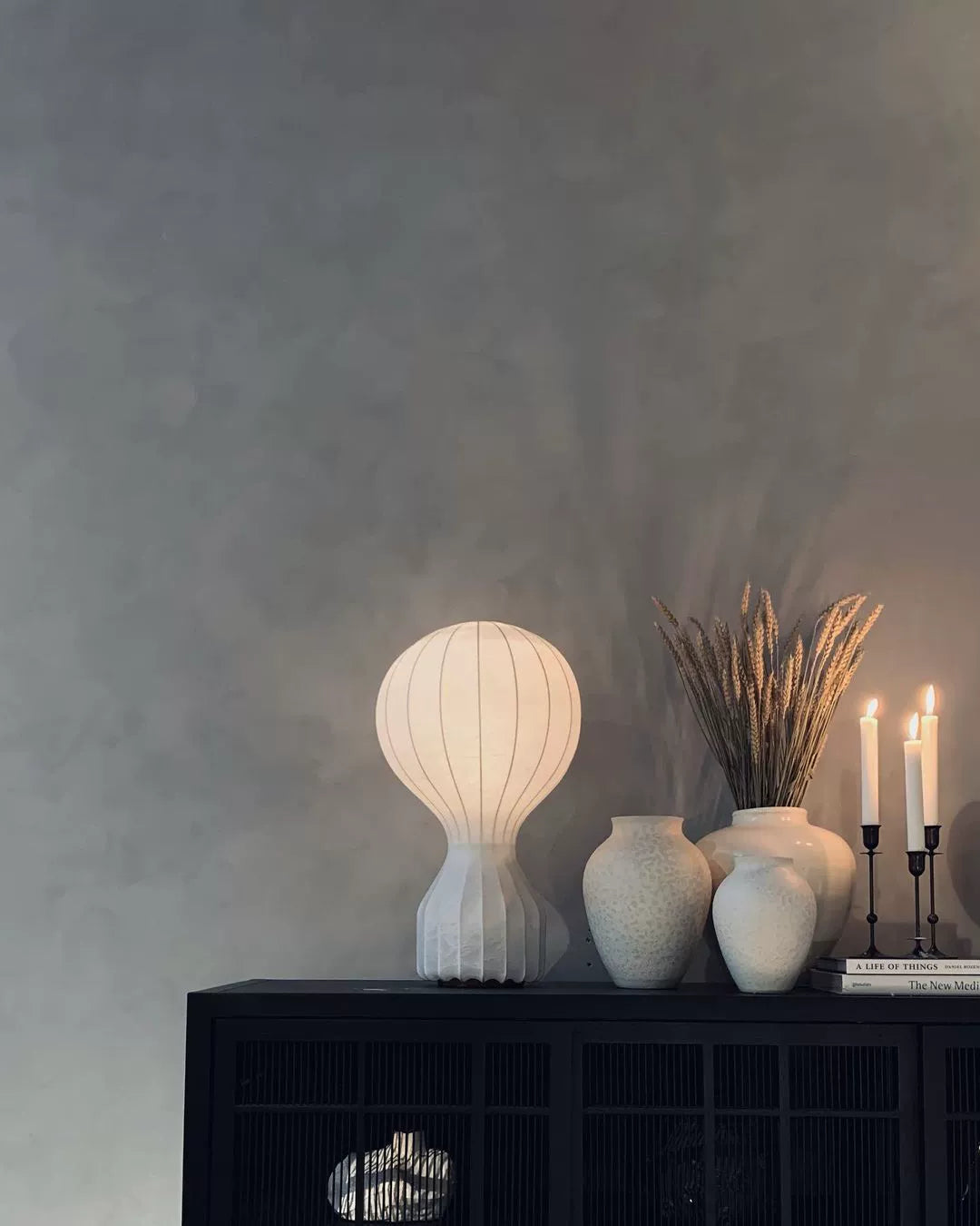 Seidenlampe Einfache Ins Nachttischlampe Warmes Schlafzimmer Umgebungslicht Modellzimmer Dekoratives Licht Italien 