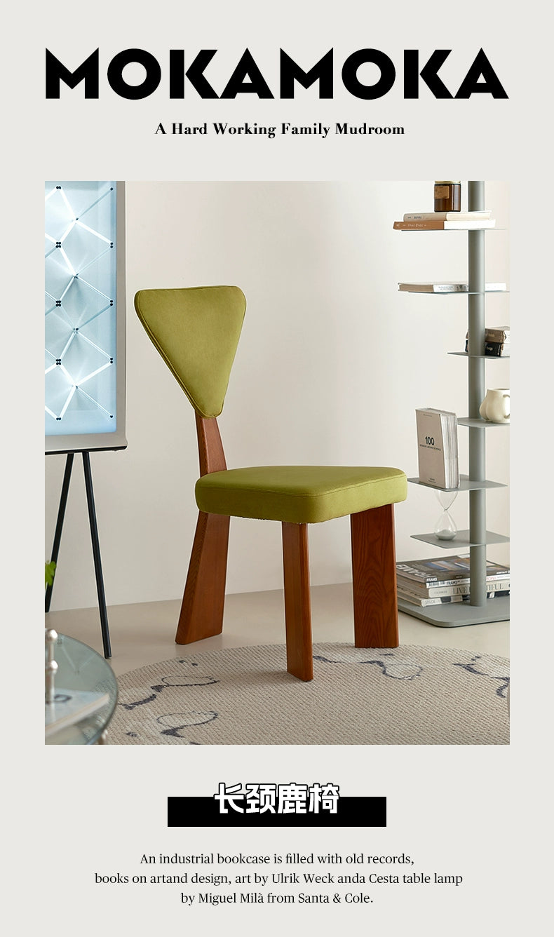 Designer Mittelalterlicher Esszimmerstuhl Haushaltsstuhl aus Massivholz Künstlerischer Rückenlehnenhocker Leichter Luxus-High-End-Stuhl 