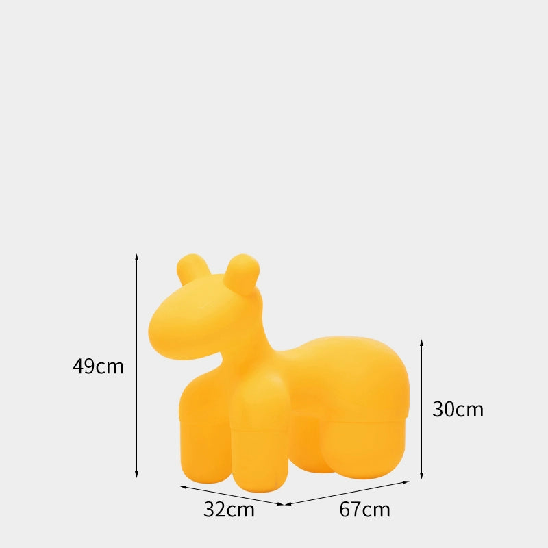 Pony Stuhl Cartoon Kinder Niedriger Hocker Kreative Tier Schuhwechselhocker Internet Prominente Ins Nordic Hocker Hause 