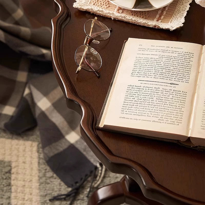 Cloud Edge Paar französischer Retro-Stil Massivholz Couchtisch Nordic Designer Sofa Balkon Ecke Paar kreativ 