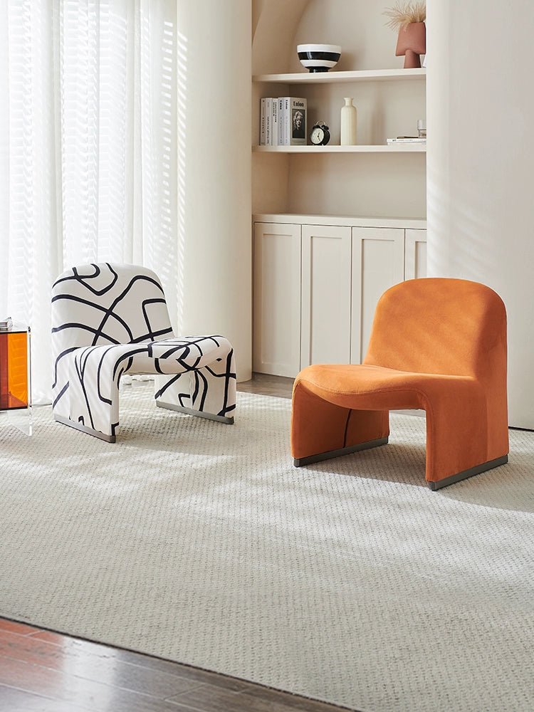 Hills Chair Nordic Single Chair Sofa Modern Minimalist Designer Leisure Sofa Chair Internet Celebrity Wabi-sabi Wind Negotiation Chair