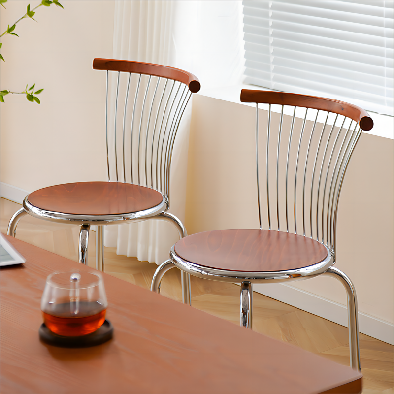 Retro Esszimmerstuhl Massivholz Nordischer Industriestil Rückenlehnenstuhl Ins Designer Café Verhandlungsstuhl 