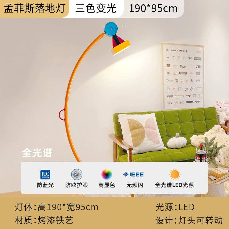 Memphis schreibtischlampe kreative kinderzimmer stehleuchte designer cartoon farbe umgebungslicht wohnzimmer 