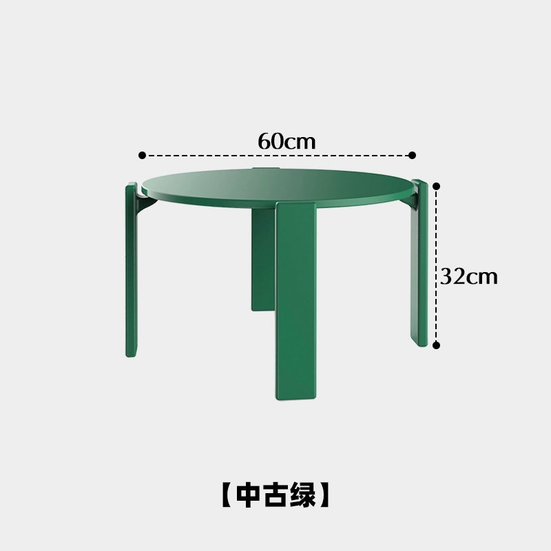 Massivholz Couchtisch Wohnzimmer Haushalt kleine Wohnung Teetisch minimalistischen Log Stil kreativer niedriger Tisch Wabi Sandy Wind 
