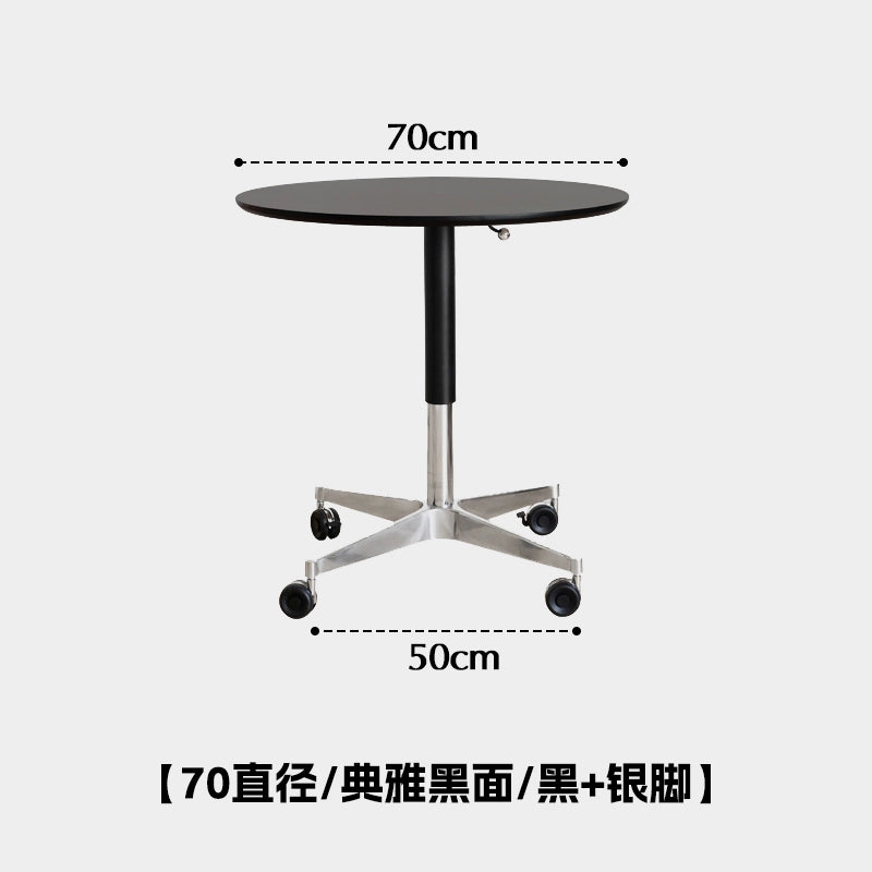 Heben retro kaffee tisch einfache kleine wohnung kaffee tisch kleine runde tisch abnehmbare büro computer tisch 