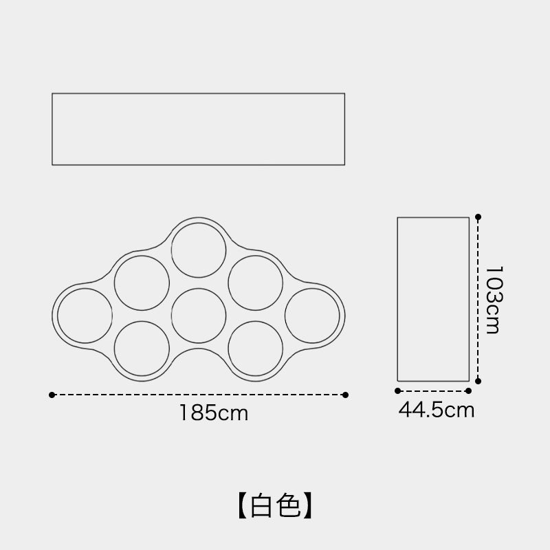 Cloud Bücherregal Italienischer Designer Hohllagerregal Lochregal Kreatives Lagerregal 