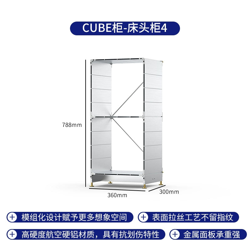 Koreanische Ins Wind Nachttisch Display Rack Fahrrad Lagerung Schrank Modul Kombination Dining Side Schrank Lagerung Metall Moderne 