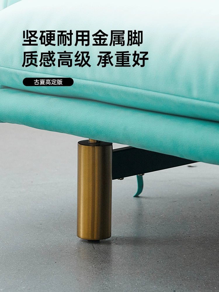 Italian Light Luxury JO Sofa Villa Large Flat Floor Living Room First Layer Cowhide Down Baxter Corner Combination Sofa