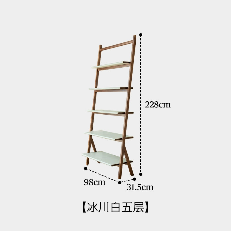 Bücherregal aus Sattelleder, mittelalterliches Replika-Regal, deckenhoher mehrschichtiger Lagerschrank, Wandregal aus Massivholz, Wohnzimmer 