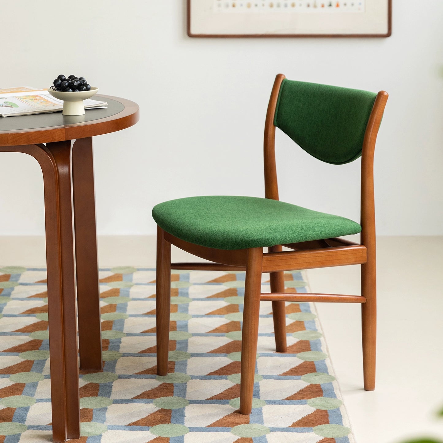 Mittelalterlichen massivholz esszimmerstuhl haushalt licht luxus high-end-stuhl designer freizeit zurück stuhl weiche tasche 