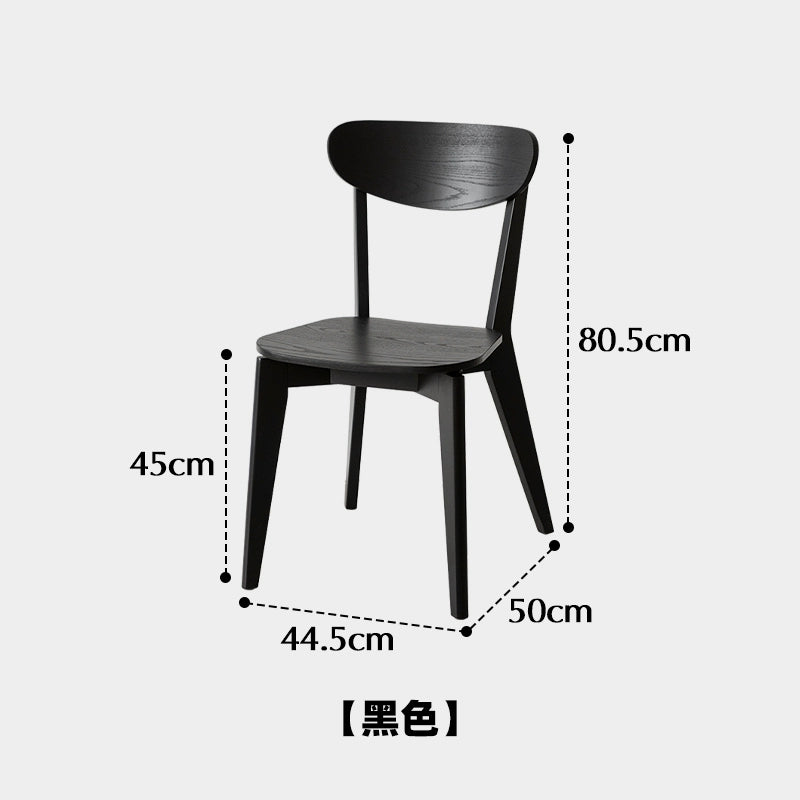 Esszimmerstuhl aus massivem Holz, mittelalterlich, minimalistisch, Ins, Log-Stil, Schreibtischstuhl, Wohnzimmer, Zuhause, Wabi Sabi, Rückenlehnenhocker 